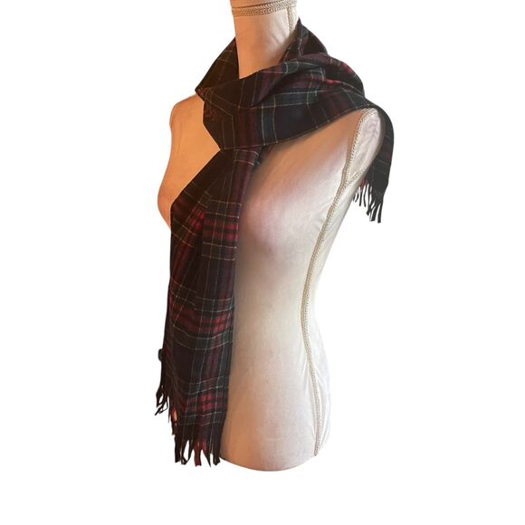 VTG Pendleton 100% Wool Tartan Plaid Scarf Heritage Classic Preppy Holiday - Picture 6 of 13